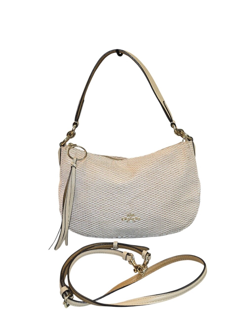Coach Legacy Jacquard Sutton Crossbody bag in beechwood